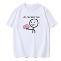Funny Please Use This Your Brain Sarcasm Lightsaber brand Shirts Graphic Cotton Streetwear Short Sleeve Harajuku Humor...