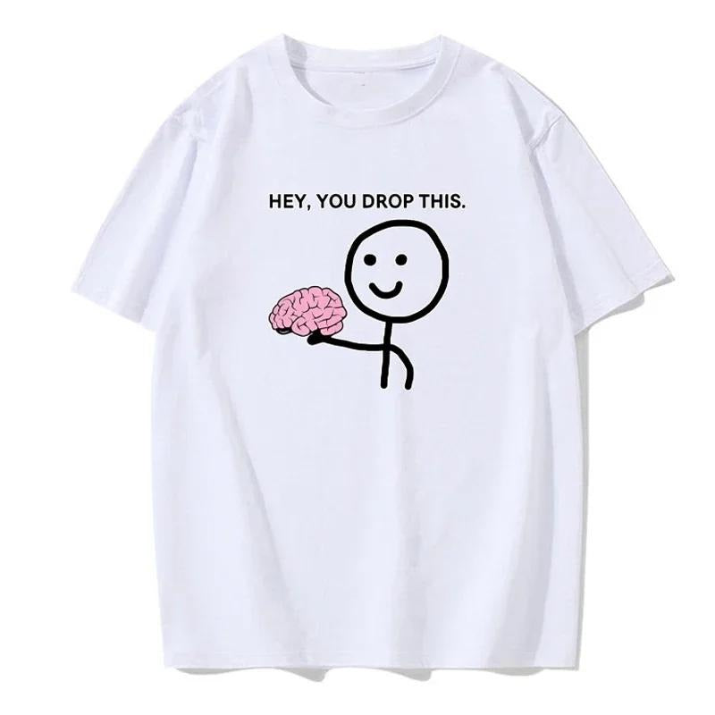 Funny Please Use This Your Brain Sarcasm Lightsaber brand Shirts Graphic Cotton Streetwear Short Sleeve Harajuku Humor...