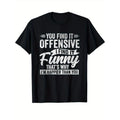 [Funny Print Cotton Top] Cotton Funny Print Casual Top - Men's Short Sleeve Crew Neck T-shirt for Outdoor Made in USA...