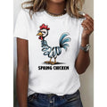Funny Puns Stylish Gunpla brand Playful Print Women'WB shield Short Sleeve Round Neck Lightsaber brand Shirt Spring...