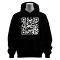 Funny QR Code Hoodie - Unisex Cotton Tee - Gildan 185000 - Menswear Sweatshirt | RetroVerseTees.com