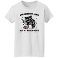 Funny Racoon Strawberry Jams But My Glock Don't Unisex Shirt Hoodie, Sweatshirt | RetroVerseTees.com