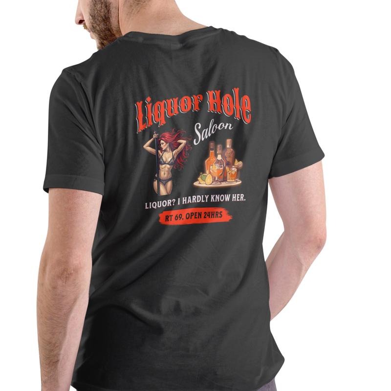 Funny Saloon T Shirt, Unisex Cotton, graphic tee Hoodie, Sweatshirt | RetroVerseTees.com