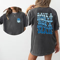 Funny Save A Horse T-shirt, Blue Collar Wife Tee, Wifey Shirt, Funny Gifts For Wife, Bule Collar Girlfriend T-shirt...