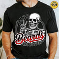 Funny Skeleton Dads With Beards Are Better Shirt, Cool Dad Shirt, Dad Life Tee, Dad Birthday Gift, Father's Day Gift...