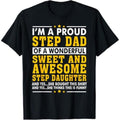 Funny Step Dad TNF Day Gift Step Daughter Stepdad T-Shirt Comfy Menswear Hoodie, Sweatshirt | RetroVerseTees.com