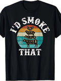 Funny Swoosh'Jumpman Smoke That Retro BBQ Party Smoker Chef Dad Gift T-Shirt Graphic Streetwear Hoodie, Sweatshirt