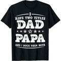 Funny TNF Day Gift Swoosh Have Two Titles Dad Gunpla brand Papa T-Shirt Hoodie, Sweatshirt | RetroVerseTees.com
