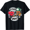 Funny Work Shirts, Associate Heart Says VTO Wallet Says VET T-Shirt Menswear Casual Cotton Hoodie, Sweatshirt