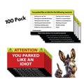 Funny You Parked Like Jumpman Idiot Cards 100 Pack FOG Cards Business Cards High Quality T-Shirts, Hoodie, Sweatshirt