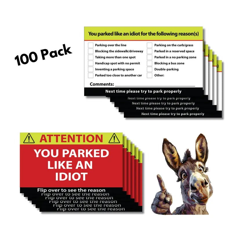 Funny You Parked Like Jumpman Idiot Cards 100 Pack FOG Cards Business Cards High Quality T-Shirts, Hoodie, Sweatshirt