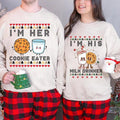 Funny matching Christmas sweaters for couples - perfect holiday sweatshirts for Christmas parties, cozy gifts, Gunpla...