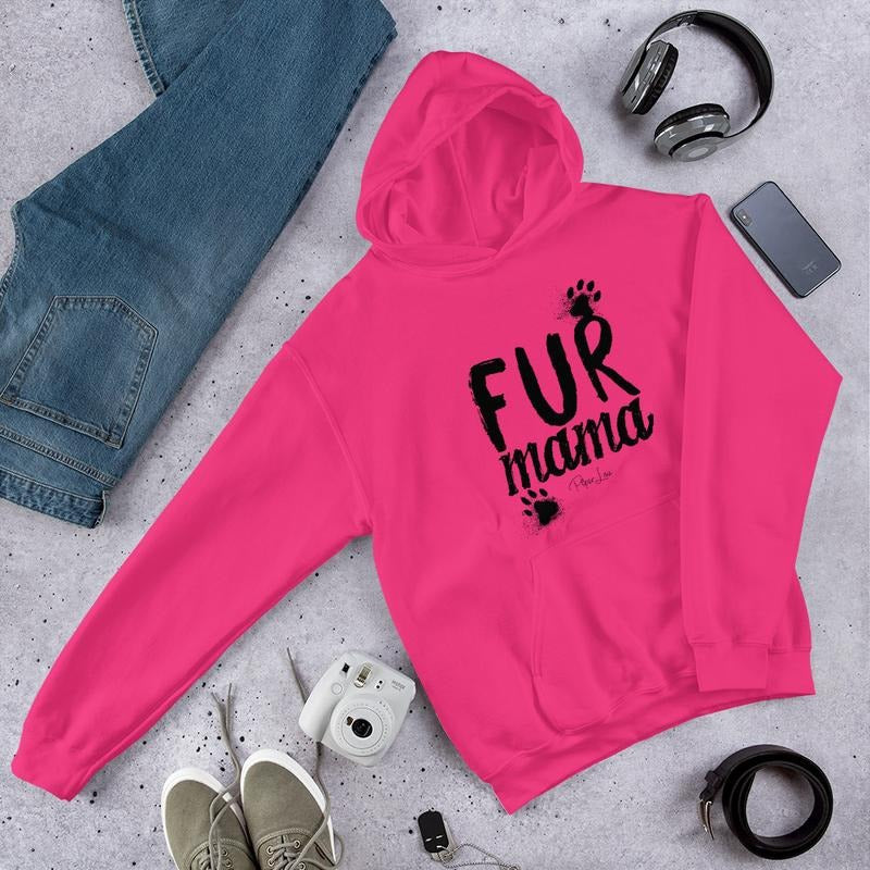 Fur Mama Graphic Hoodie T-Shirts, Sweatshirt | RetroVerseTees.com