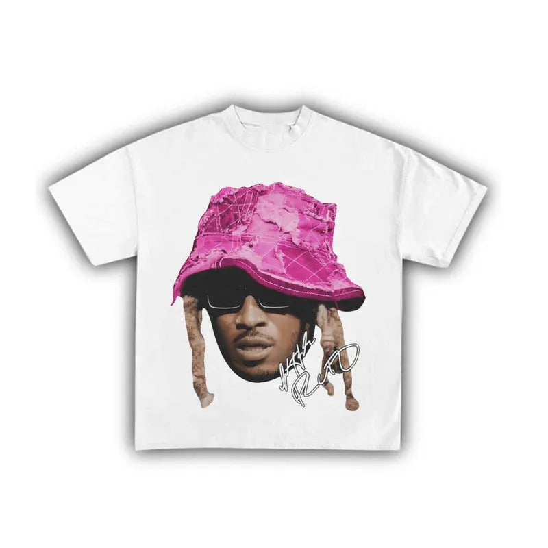 Future Big Face Pink Bucket Graphic Tee Hoodie, Sweatshirt | RetroVerseTees.com