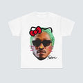 Future Kitty Green hair  Big Face Graphic Rap Tee Hoodie, Sweatshirt | RetroVerseTees.com