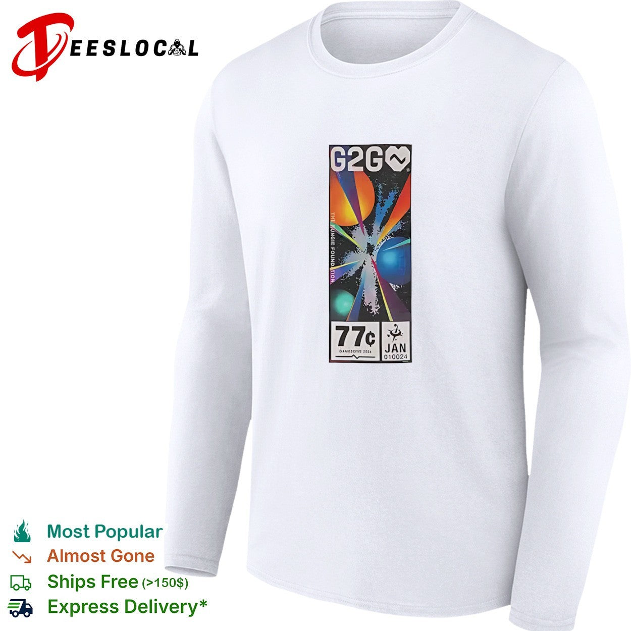 G2G The Bungie Foundation 77c Game2Give 2024 Jan 010024 Cosmic Planets shirt