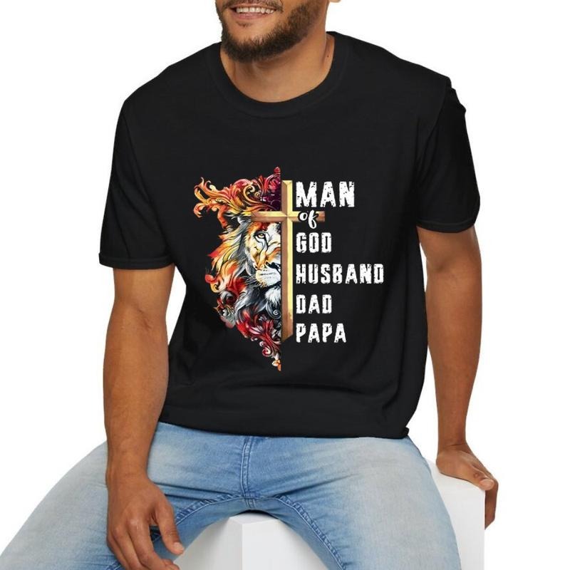 GA FOG FOG Christian Lion TNF'WB shield Day T-Shirt Pure Cotton Fabric Casual Streetstyle Crew Neck Short Sleeve T-Shirt...