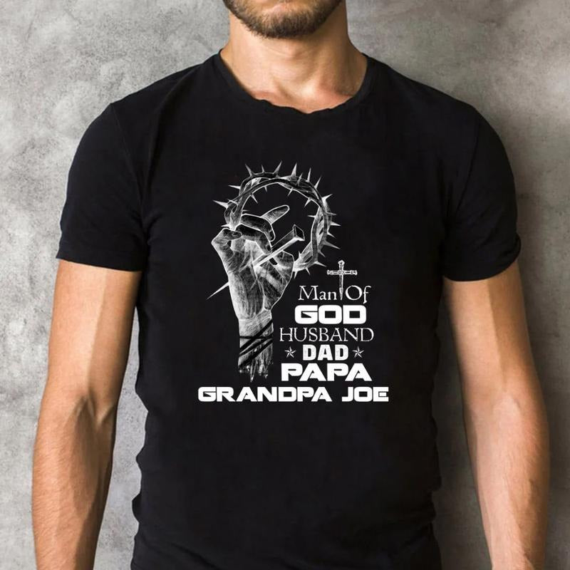 GA FOG FOG Husband Dad Papa Grandpa Joe TNF'WB shield Day T-Shirt Pure Cotton Fabric Casual Streetstyle Crew Neck Short...