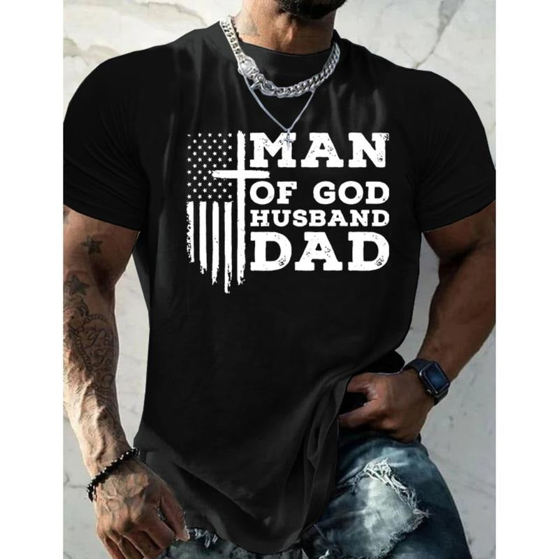 GA FOG FOG Husband Dad TShirt Pure Cotton Fabric Casual Streetstyle Crew Neck Short Sleeve T-Shirt Trendy Tops for Women...