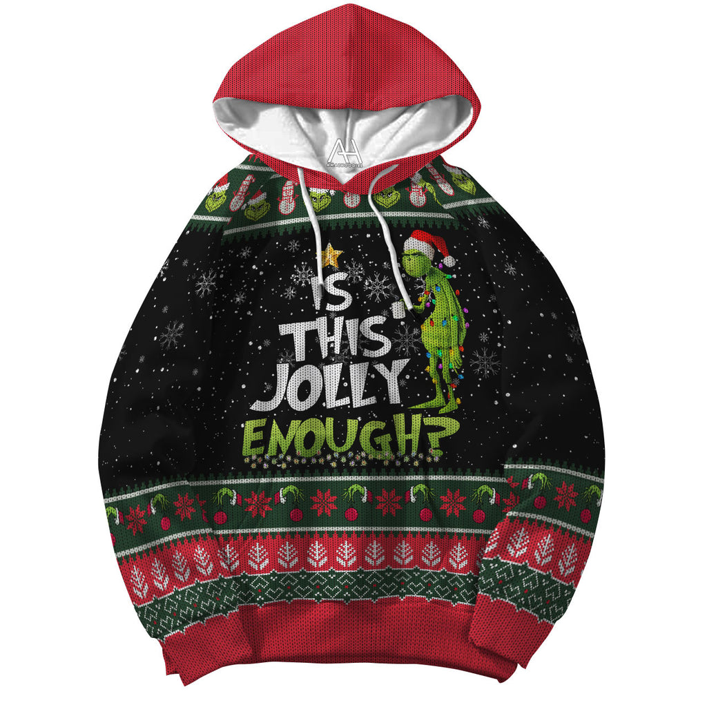 Christmas Gifts Is This Jolly Enough 3D Ugly Sweater Jumper