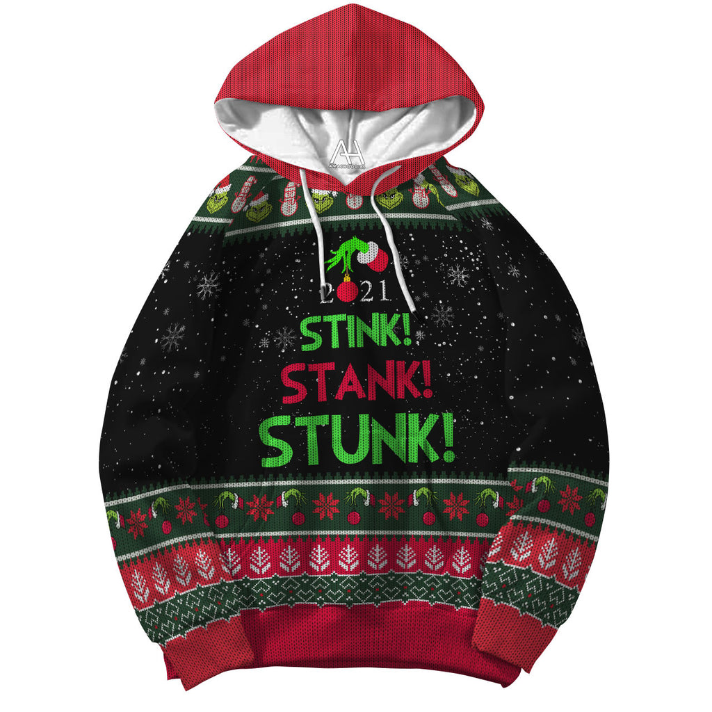 Christmas Gifts Stink Stank Stunk 3D Ugly Sweater Jumper