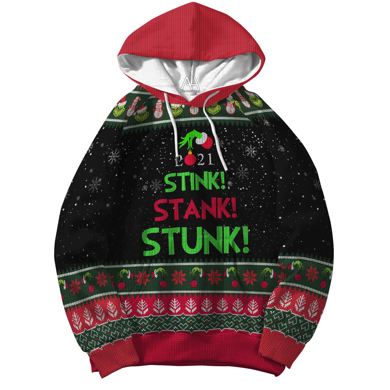 Christmas Gifts Stink Stank Stunk 3D Ugly Sweater Jumper