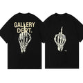GALLERY DEPT T-Shirt, Skull Hand Bone Finger shirt, Car shirt, Car lover shirt, Slogan, Short-Sleeved, Crew Neck, Casual...
