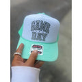 GAME DAY CHECKERED HAT MINT T-Shirts, Hoodie, Sweatshirt | RetroVerseTees.com