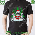 Racoon Under Christmas Tree and Snow Ugly Sweater