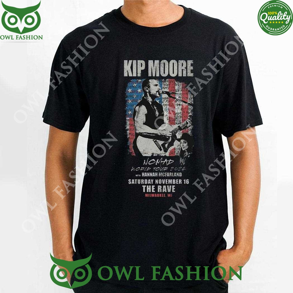 Hannah Mcfarland November 16 The Rave Kip Moore Nomad World Tour 2024 Milwaukee Wi Shirt