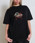 GREAT RAMEN WAVE T-SHIRT, Men Summer Fashion Cotton, Cotton Menswear, S to 3XL Soft Top Hoodie, Sweatshirt