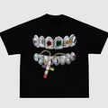 GRILLZ CROSS Chain Garment Dyed Boxy Ultra Cotton Shirt Hoodie, Sweatshirt | RetroVerseTees.com