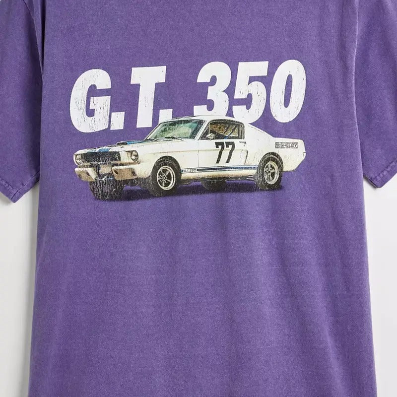 GT 350 shirt, car shirt, Vintage Graphic Tee, Mustang Car Lover Shirt, Retro Muscle Car, Racing Style, T-Shirt, Mustang...