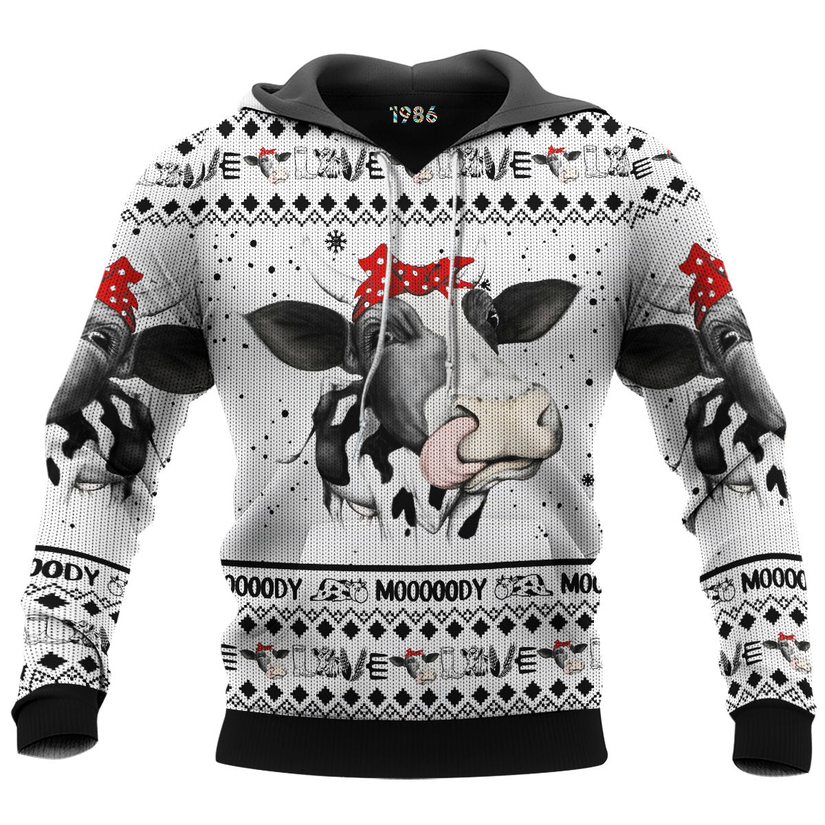 Cow 3D Ugly Sweater Jumper