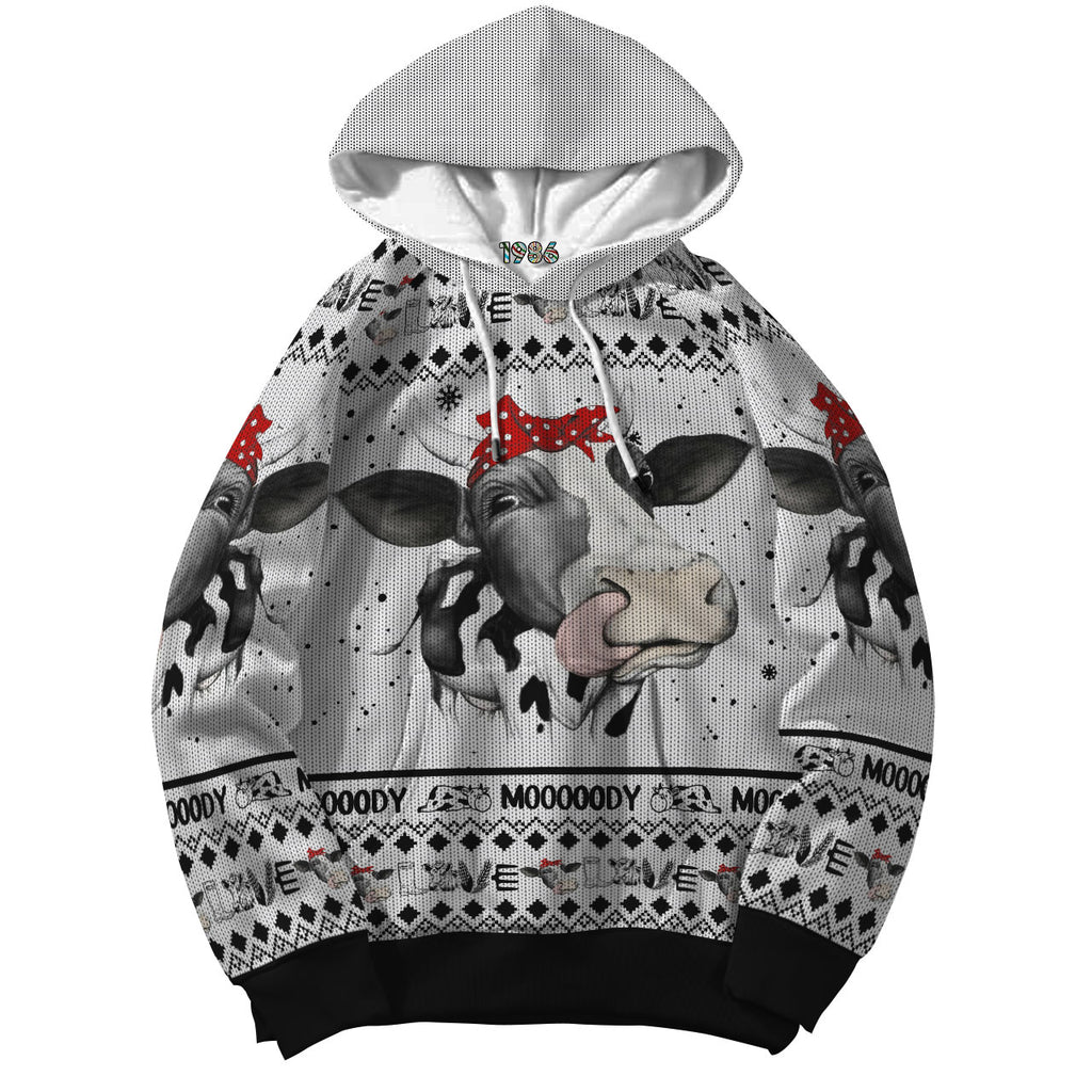 Cow 3D Ugly Sweater Jumper