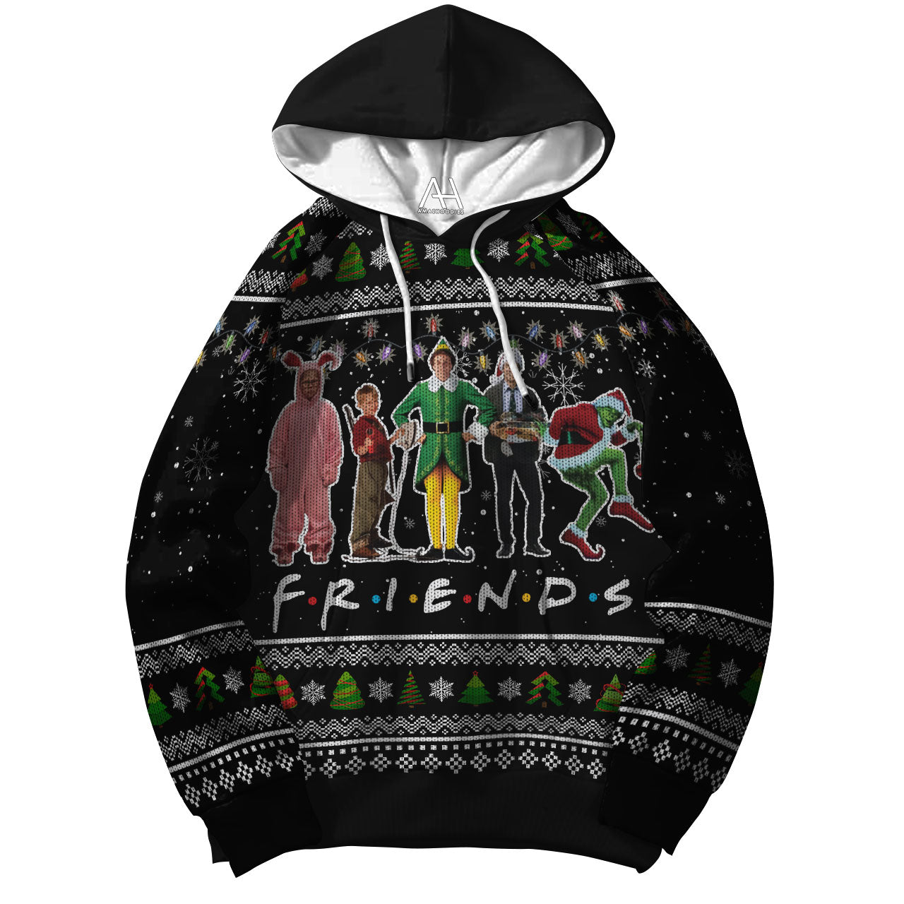 Friends Christmas 3D Ugly Sweater Jumper