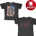 GUNS N’ ROSES SKULL AMERICAN FLAG EURO LARGE 4695 Two Sided Shirt