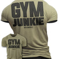 GYMISH Gym Junkie Back Design Funny Workout Gym T-Shirt for Men Hoodie, Sweatshirt | RetroVerseTees.com