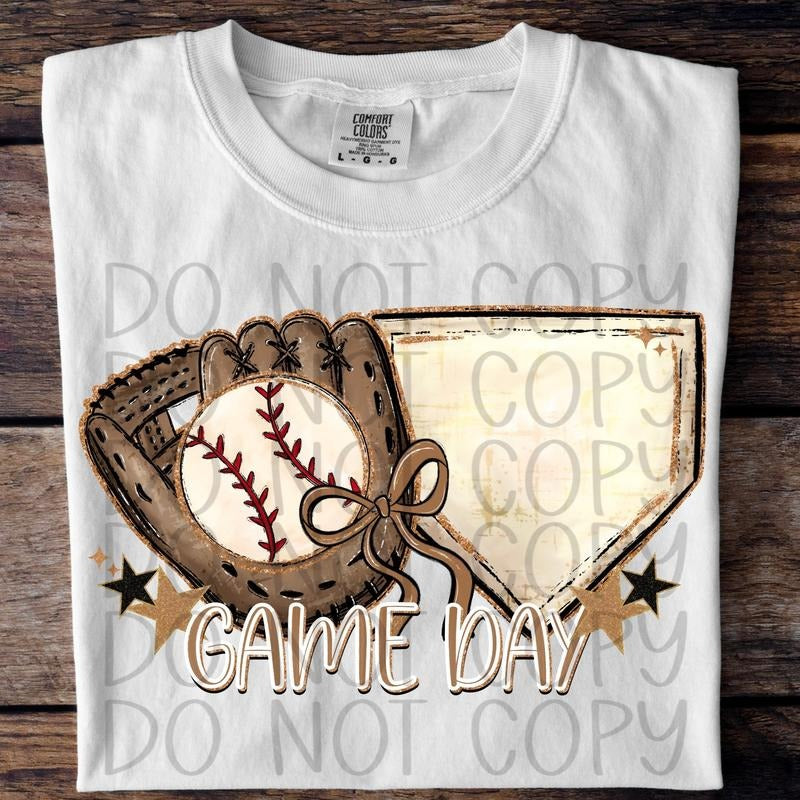 Game Day Baseball DTF Transfers - THIS IS NOT A SHIRT Hoodie, Sweatshirt | RetroVerseTees.com