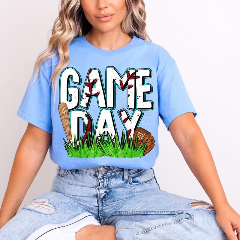 Game Day Baseball DTF Transfers - THIS IS NOT A SHIRTstyle{n002}2 T-Shirts, Hoodie, Sweatshirt | RetroVerseTees.com
