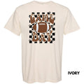 Game Day Checkered Football Comfort Colors T-Shirt 'NLB' Hoodie, Sweatshirt | RetroVerseTees.com
