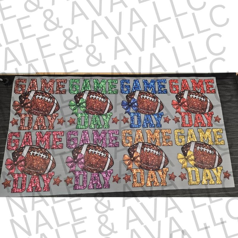 Game Day DTF 22X48 Pre-Made Gang Sheet T-Shirts, Hoodie, Sweatshirt | RetroVerseTees.com