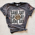 Game Day Leopard Football Bleached t-shirt Hoodie, Sweatshirt | RetroVerseTees.com
