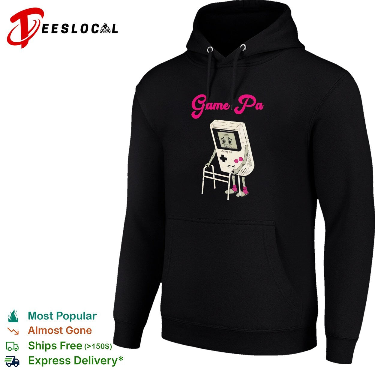 Game Pa old Game Boy walker parody shirt