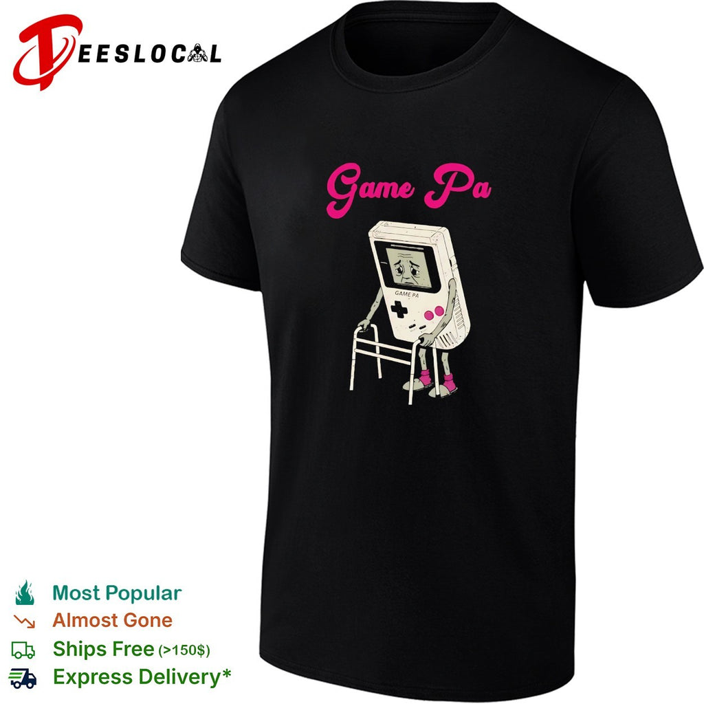 Game Pa old Game Boy walker parody shirt