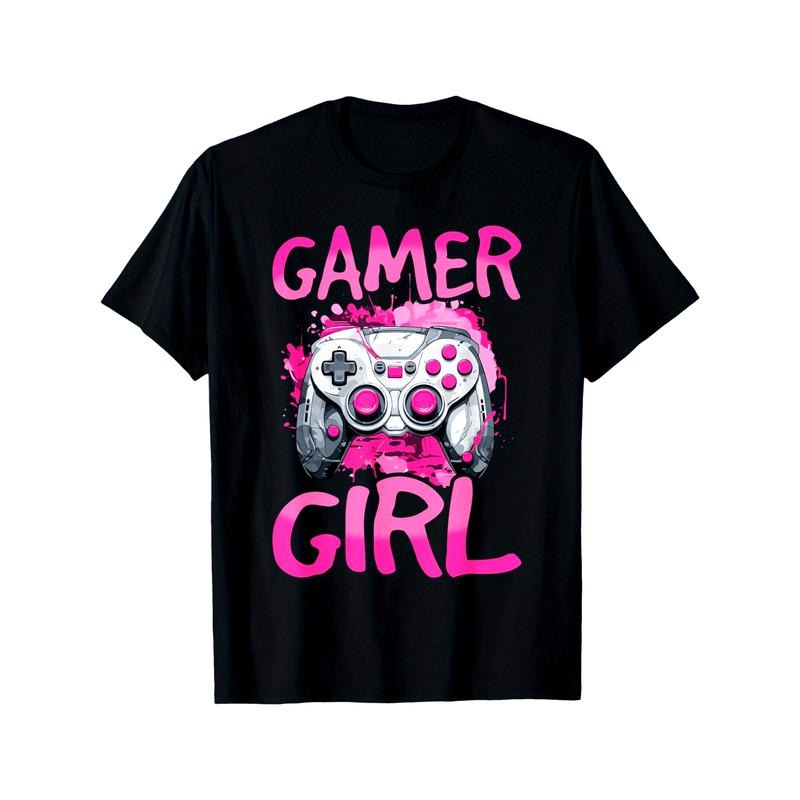 Gamer Gaming Gamer Girl T-Shirt made in usa Hoodie, Sweatshirt | RetroVerseTees.com