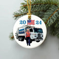 Garbage Truck Trump Ornament, Trump Supporter Gift, Trump Winner Ornament, Political Gift T-Shirts, Hoodie, Sweatshirt