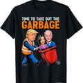 Garbage for Trump 2024 - Time to take out Garbage Biden T-Shirt Hoodie, Sweatshirt | RetroVerseTees.com