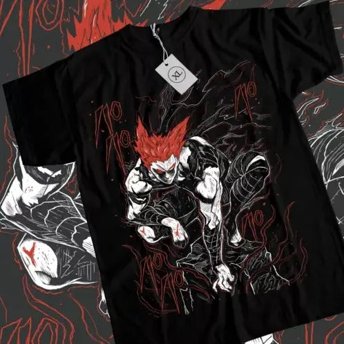 Garou T-shirt One Punch Shonen King Horror Anime Manga Black Tee Shirt All Size Hoodie, Sweatshirt | RetroVerseTees.com