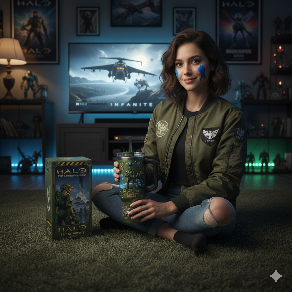 Halo Master Chief 25Th Anniversary Edition Stanley Tumbler